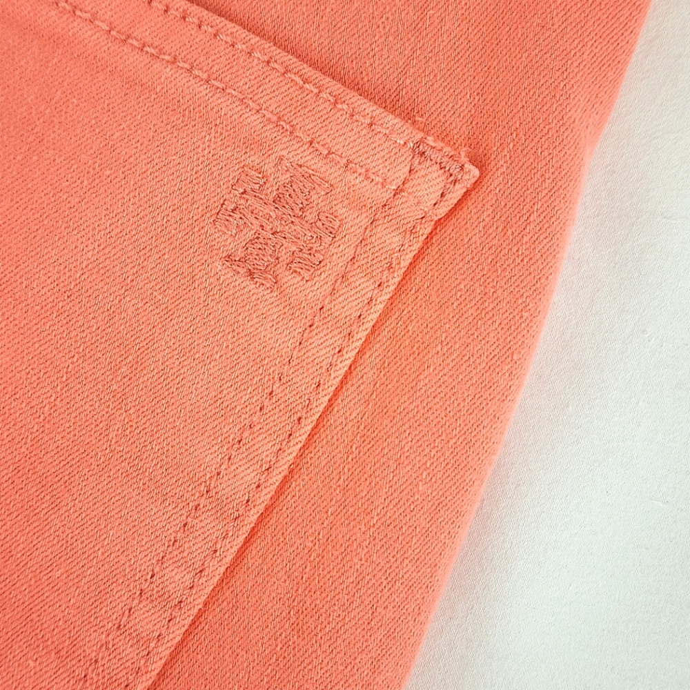 NWT Tory Burch Mara Sunrise Coral Jeans Size 30 - Picture 7 of 9